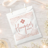 Hangover Relief Kit Modern Rose Gold Wedding  Favour Bag (Clipped)