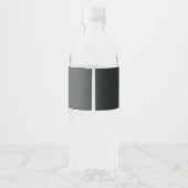 Hangover Relief Kit Wedding Water Bottle Label (Back)