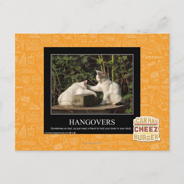 Hangovers Postcard (Front)