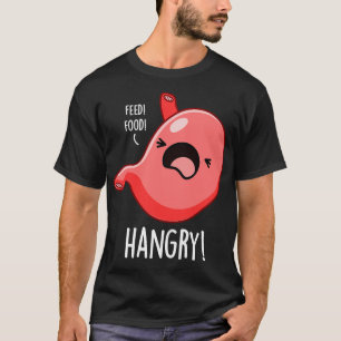 Hangry Funny Hungry Angry Pun T-Shirt
