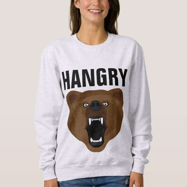 HANGRY GRIZZLY BEAR T-Shirts (Front)