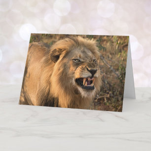 Hangry Lion Let's Do Lunch Customize Card