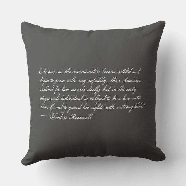 Hangtown Pillow (Back)