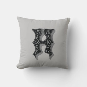 Hangtown Pillow (Woodcut )