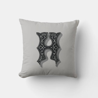 Hangtown Pillow (Woodcut )