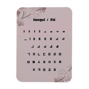 Hangul  / 한글 magnet