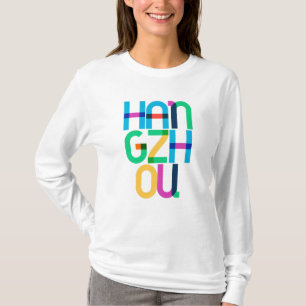 Hangzhou China Pop Art Letters T-Shirt