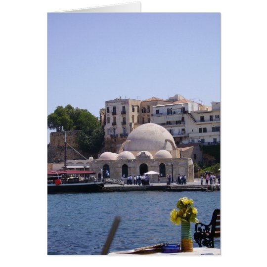 Hania, Crete inner harbour Card