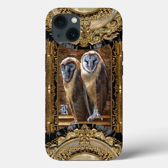 Hanivel Prey Owl  Monogram Case-Mate iPhone Case (Back)