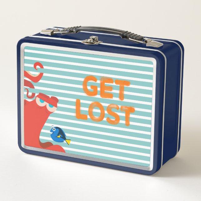 Hank & Dory | Get Lost Metal Lunch Box (Front)