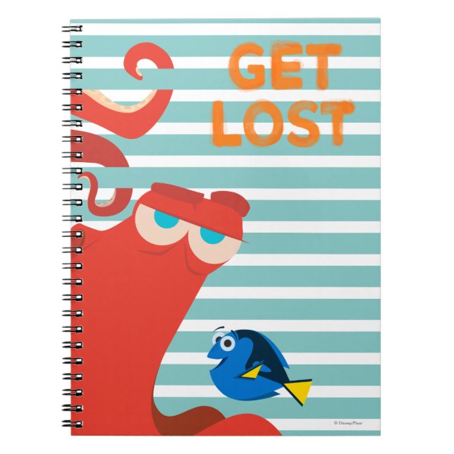 Hank & Dory | Get Lost Notebook (Front)