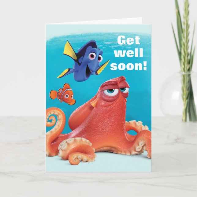 Hank, Dory & Nemo | Get Well Soon Card (Front)