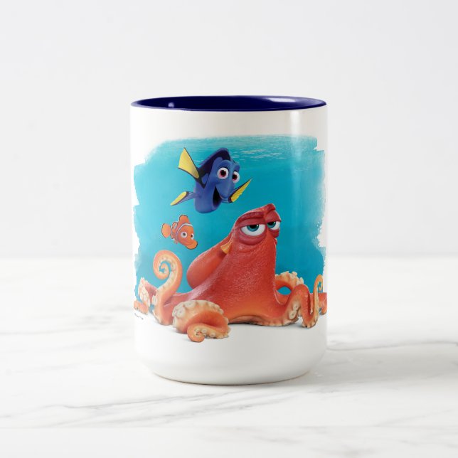 Hank, Dory & Nemo Two-Tone Coffee Mug (Center)
