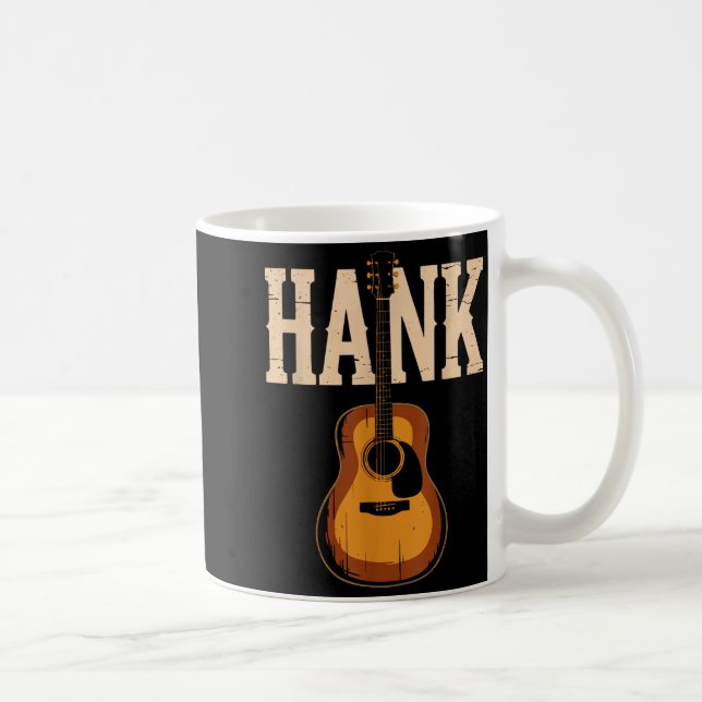 Hank Folk Style Line Dancing Western Country Music Coffee Mug (Right)