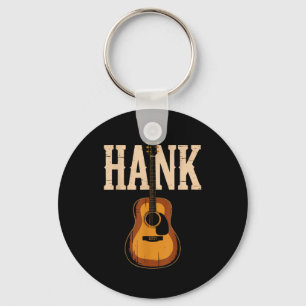Hank Folk Style Line Dancing Western Country Music Keychain