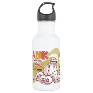 Hank   Live in a Glass Box Alone 532 Ml Water Bottle