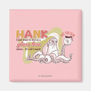 Hank Live in a Glass Box Alone Magnet