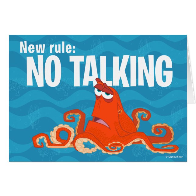 Hank | New Rule...No Talking (Front Horizontal)