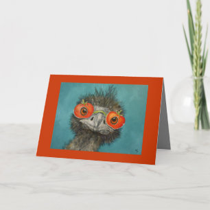 Hank the Emu card