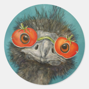 hank the emu stickers