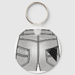 Hanky Code Black Right Keychain