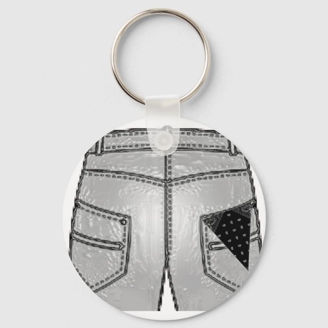 Hanky Code Black Right Keychain (Front)