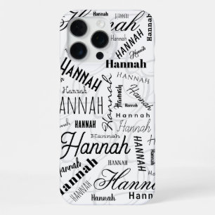 Hannah Black White  Case-Mate iPhone Case
