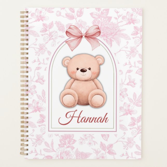 Hannah | Conception personnalisée d'ours en peluch (Devant)