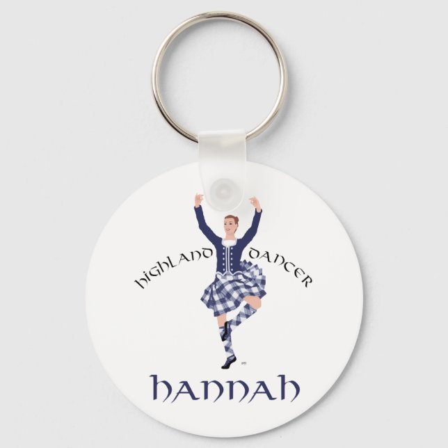 HANNAH Custom Design Keychain (Front)