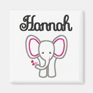 Hannah Elephant Magnet