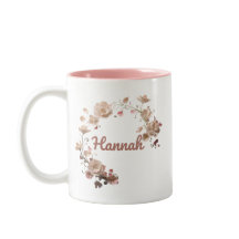 Hannah Floral Mug