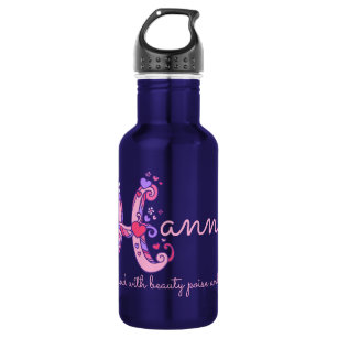 Hannah girls name and meaning letter H bottle