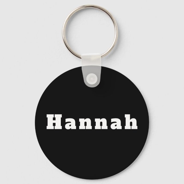 Hannah Keychain (Front)