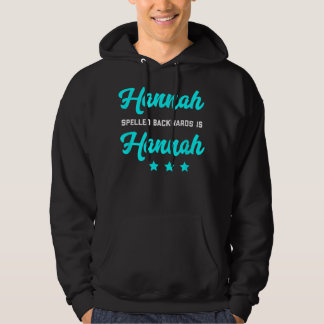 Hannah Spelled Backwards Is Hannah Tshirt Word Pla