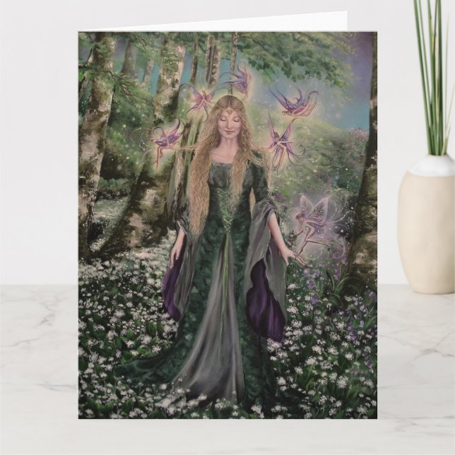 Hannah Titania, carte de voeux du soir d'été (Devant)