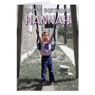 Hannah's card
