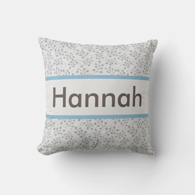 Hannah's Personalized Pillow (Front)