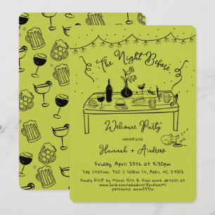 Hannah's Welcome Night Before chihuahua Invitation