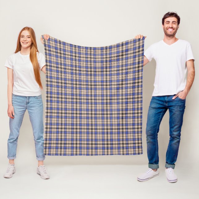 Hannay Plaid Fleece Blanket (In Situ)