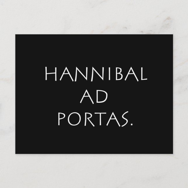 Hannibal ad portas postcard (Front)