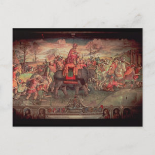 Hannibal Crossing the Alps Postcard