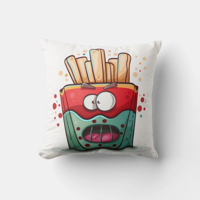 Hannibal Fries Lecter Throw Pillow (Front)