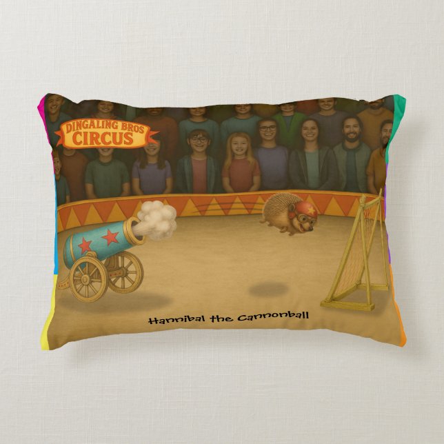Hannibal the Cannonball Accent Pillow (Front)