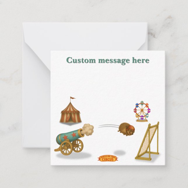 Hannibal the Cannonball. Add your own message. Card (Front)