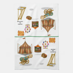 Hannibal the Cannonball Kitchen Towel