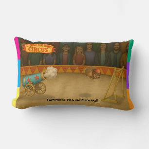 Hannibal the Cannonball Lumbar Pillow