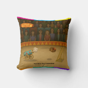 Hannibal the Cannonball Throw Pillow