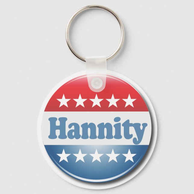 Hannity Button Keychain (Front)