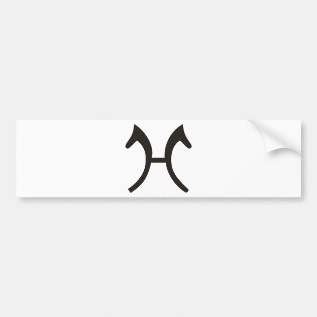 Hannoveraner Bumper Sticker (Front)