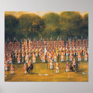 Hannoverian Troops Poster